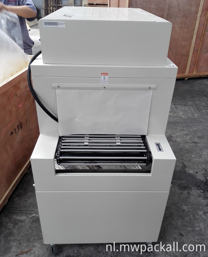 Automatische krimpverpakkingsmachine Krimptunnel van de fabrikant van Myway Machinery